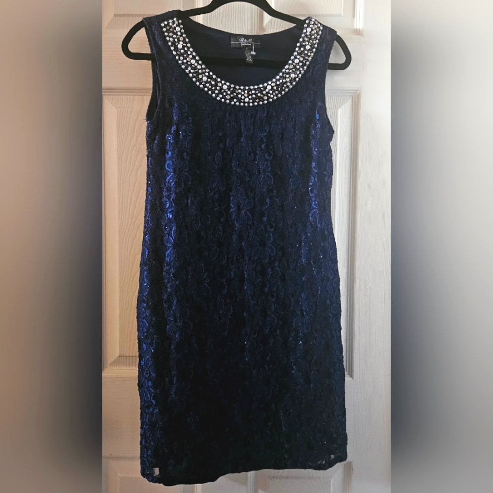 R&M Collections Sleeveless Sheath Dress
